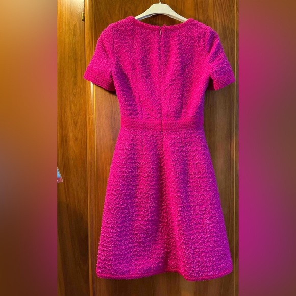 Andrew GN Size 36 gorgeous pink tweed dress - Picture 2 of 8
